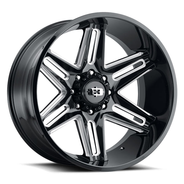 Vision Wheels 363 Razor Black Milled