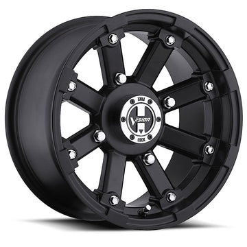 Vision ATV Wheels 393 Lockout Matte Black