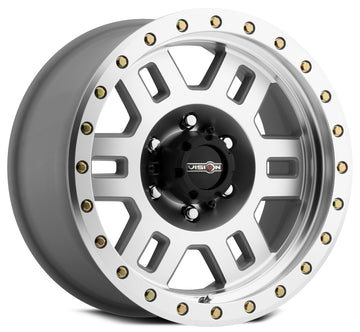 Vision Wheels 398 Manx Silver Machined