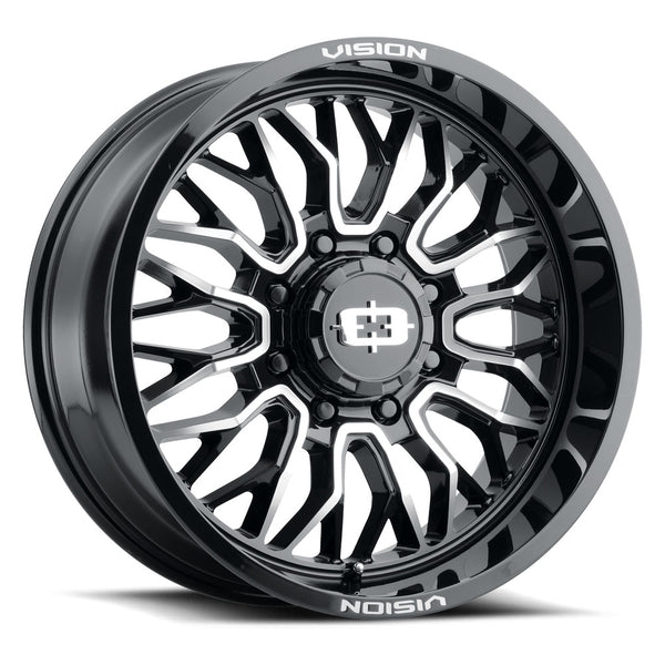 Vision Wheels 402 Riot Black Machined