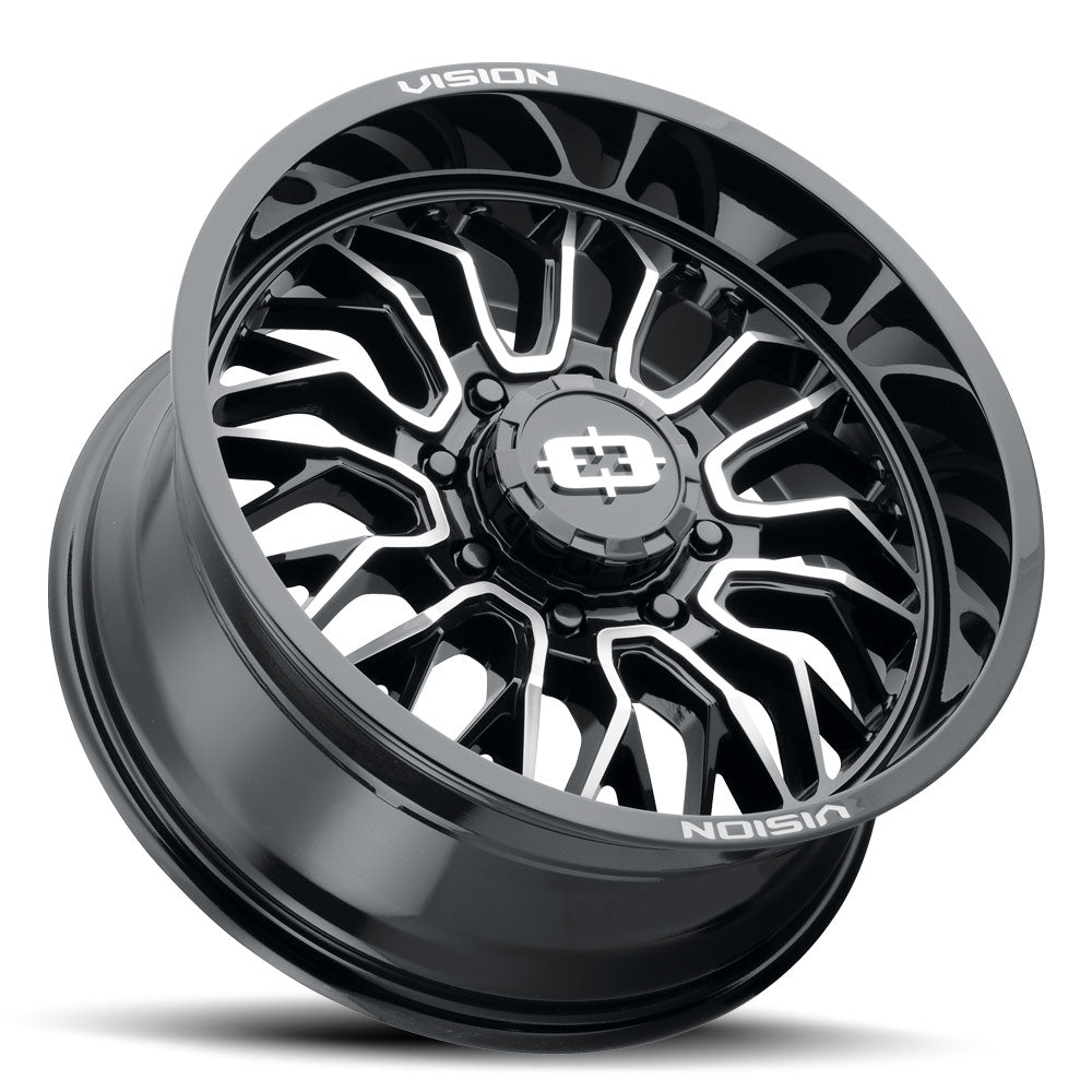 Vision Wheels 402 Riot Black Machined