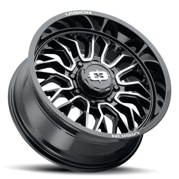 Vision Wheels 402 Riot Black Machined