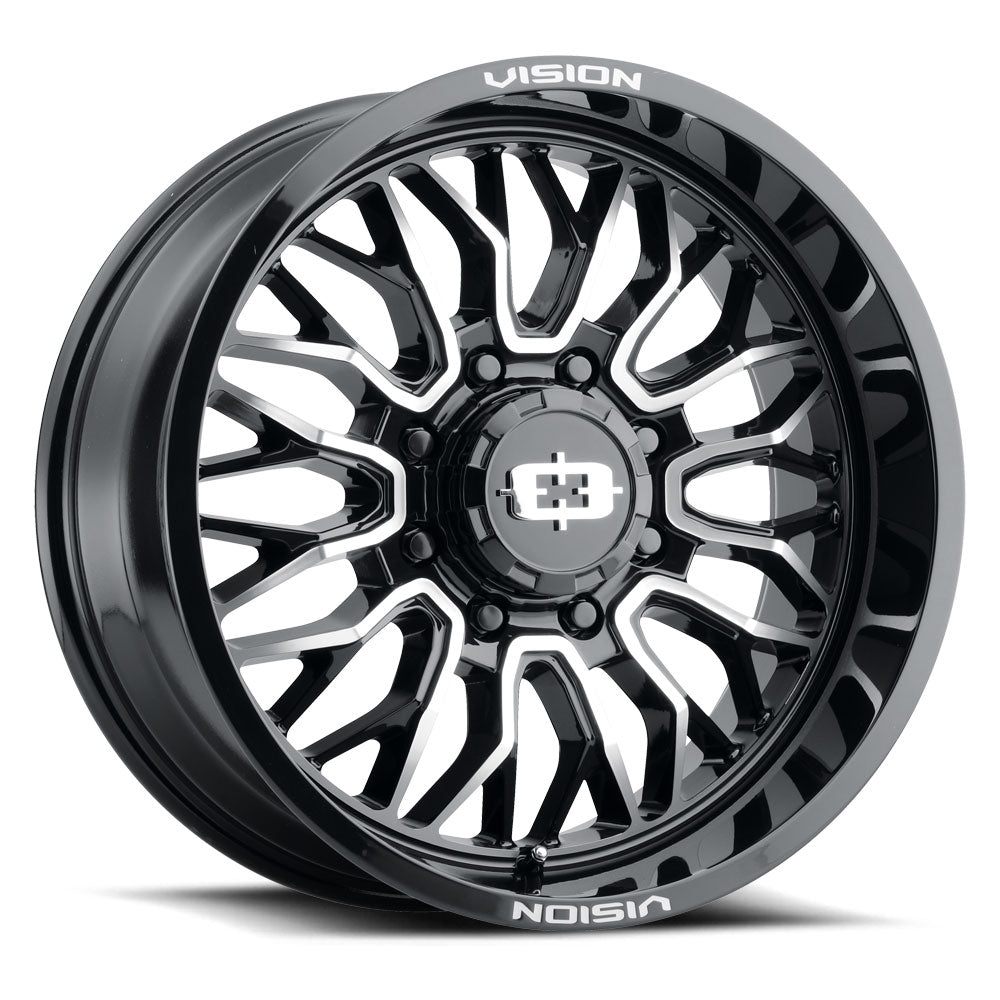 Vision Wheels 402 Riot Black Machined