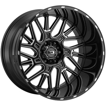 Vision Wheels 404 Brawl Black Milled