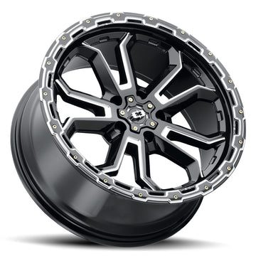 Vision Wheels 405 Korupt Black Milled