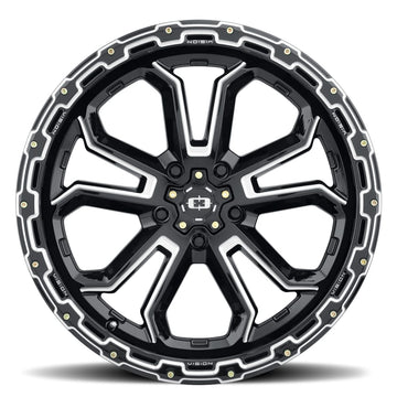 Vision Wheels 405 Korupt Black Milled