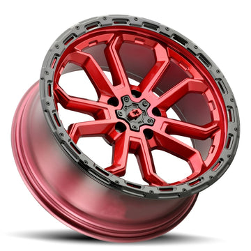 Vision Wheels 405 Korupt Red Black