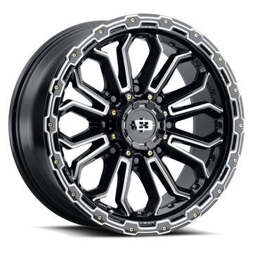 Vision Wheels 405 Korupt Black Milled