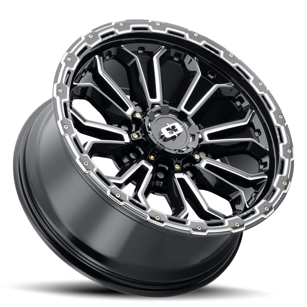 Vision Wheels 405 Korupt Black Milled