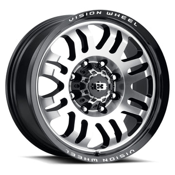 Vision Wheels 409 Inferno Black Machined