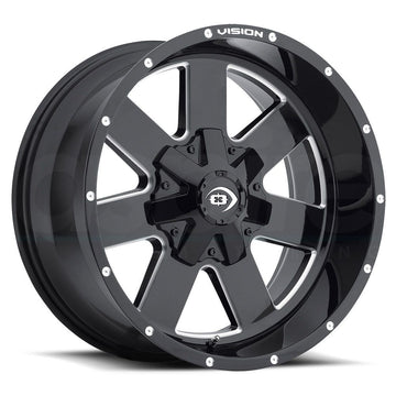 Vision Wheels 411 Arc Black Milled