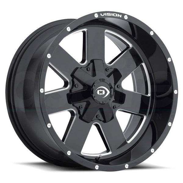 Vision Wheels 411 Arc Black Milled
