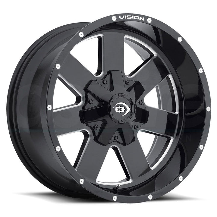 Vision Wheels 411 Arc Black Milled