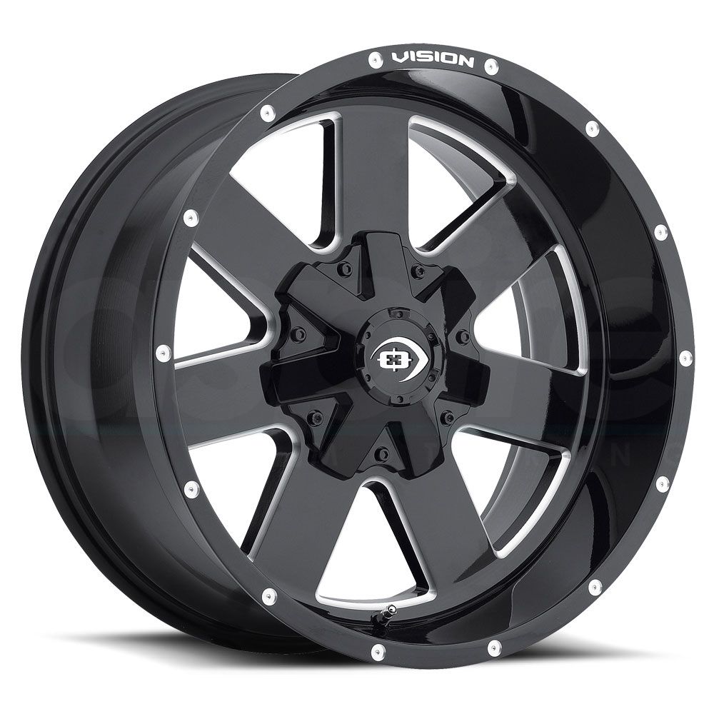 Vision Wheels 411 Arc Black Milled