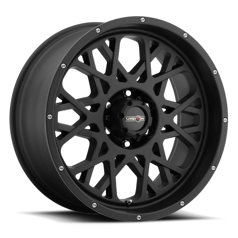 Vision Wheels 412 Rocker Satin Black