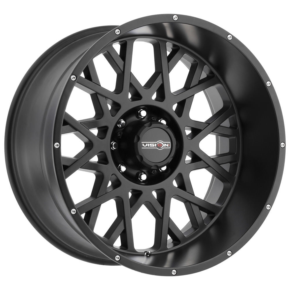 Vision Wheels 412 Rocker Satin Black
