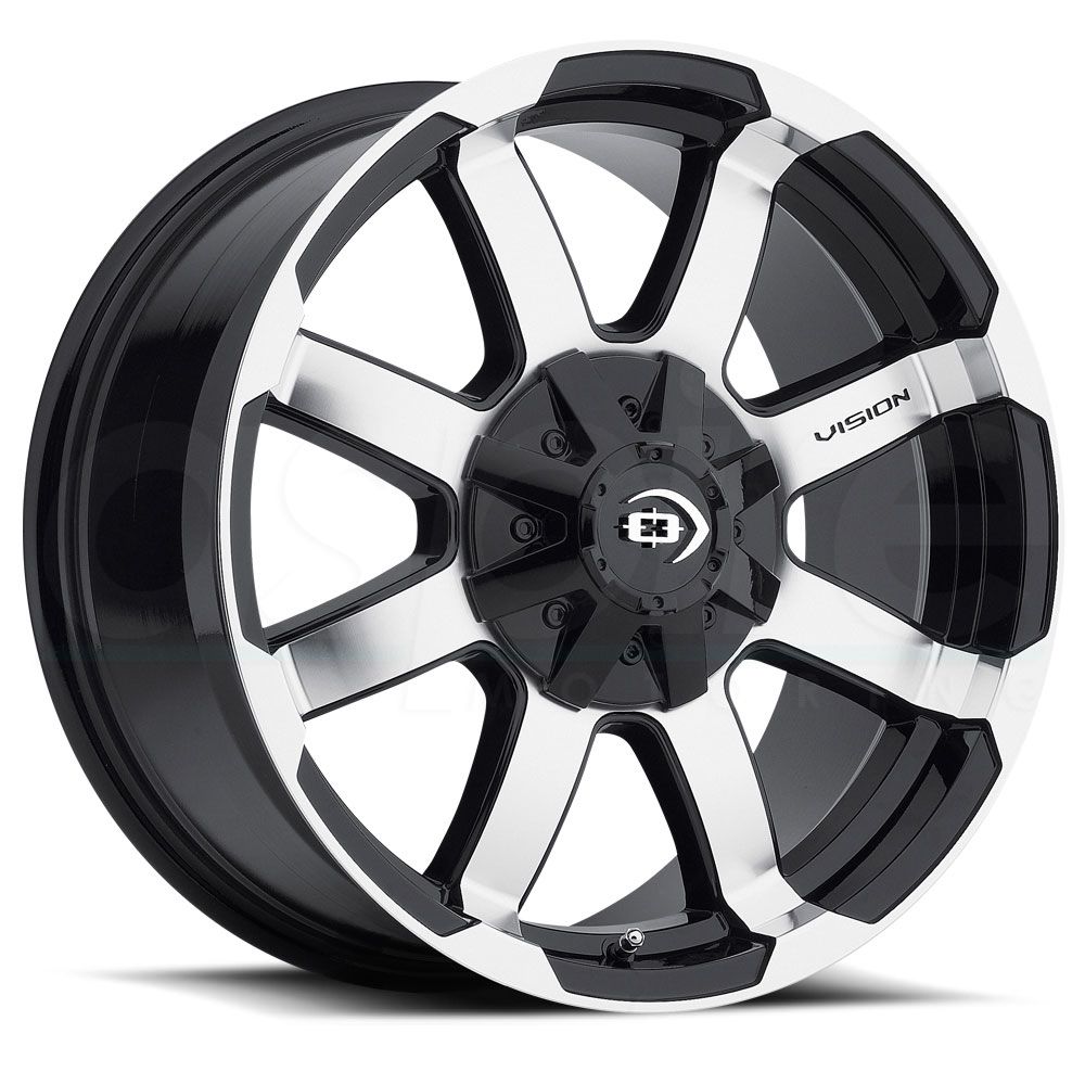 Vision Wheels 413 Valor Black Machined