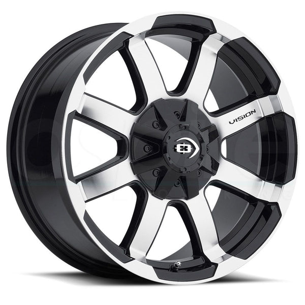 Vision Wheels 413 Valor Black Machined