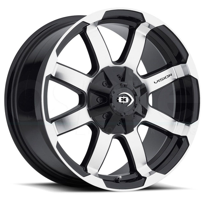 Vision Wheels 413 Valor Black Machined