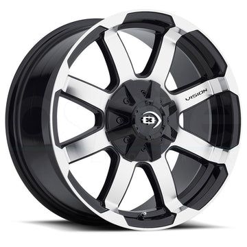 Vision Wheels 413 Valor Black Machined