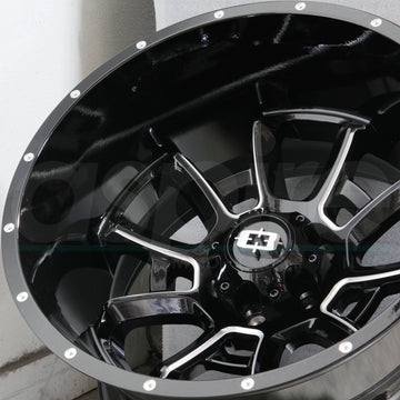Vision Wheels 415 Bomb Black Milled