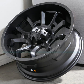 Vision Wheels 415 Bomb Satin Black