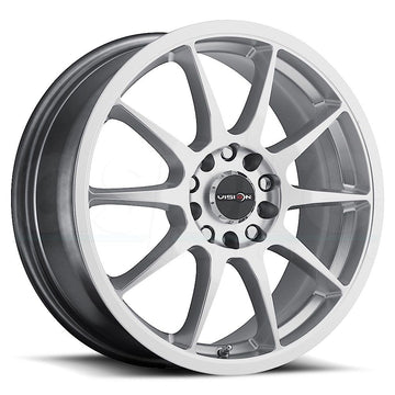 Vision Wheels 425 Bane Hyper Silver