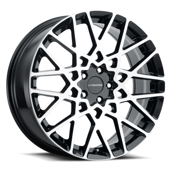 Vision Wheels 474 Recoil Black Machined
