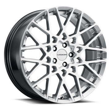 Vision Wheels 474 Recoil Hyper Silver