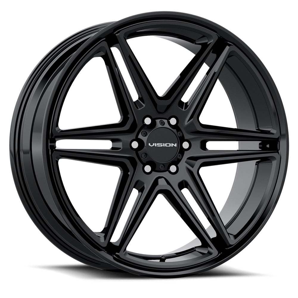 Vision Wheels 476 Wedge Gloss Black
