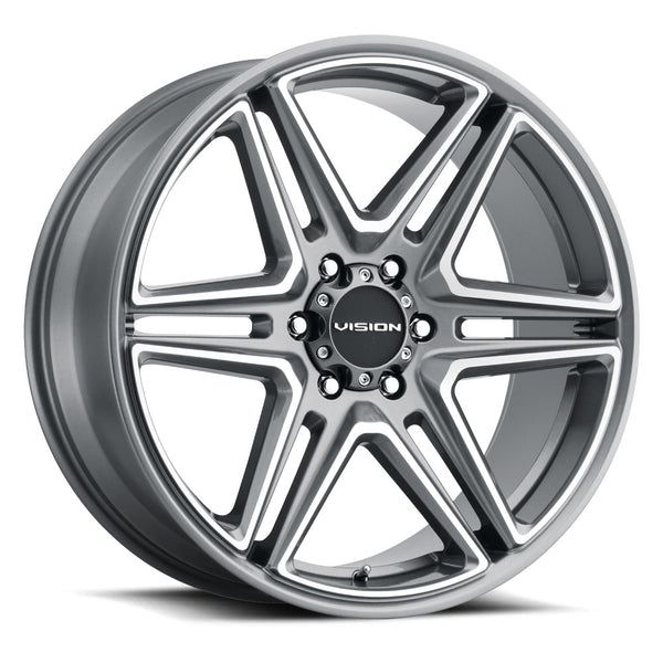 Vision Wheels 476 Wedge Gunmetal