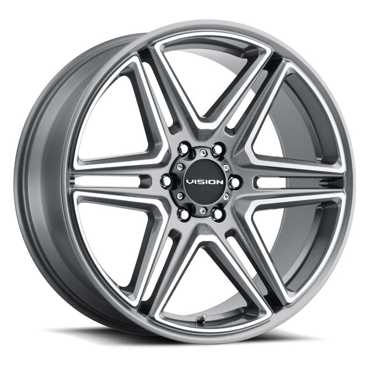 Vision Wheels 476 Wedge Gunmetal