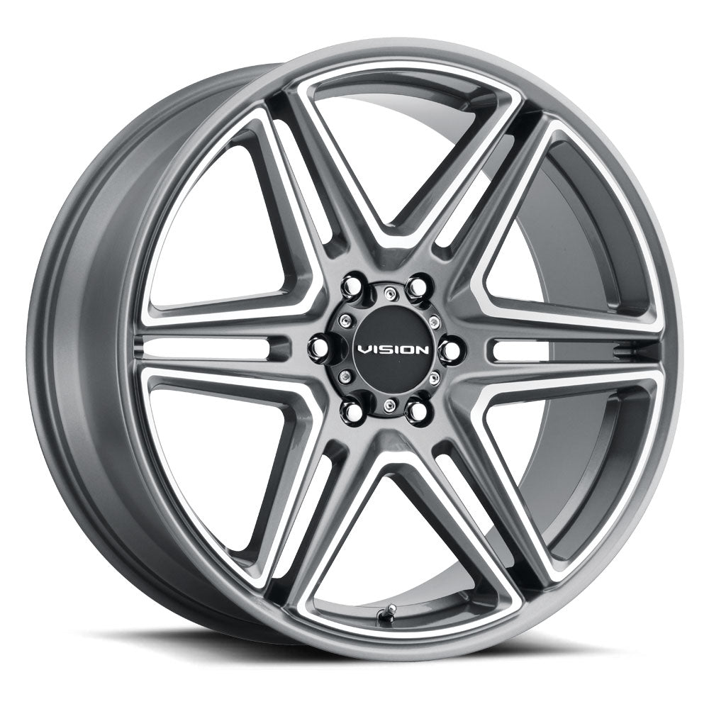 Vision Wheels 476 Wedge Gunmetal