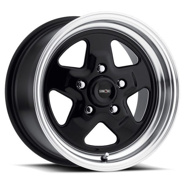 Vision Wheels 521H Nitro Black Machined Lip