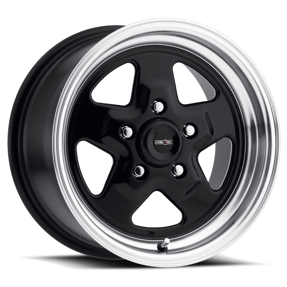 Vision Wheels 521H Nitro Black Machined Lip