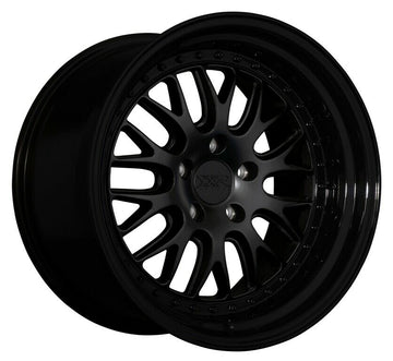 XXR Wheels 570 Flat Black Gloss Black Lip