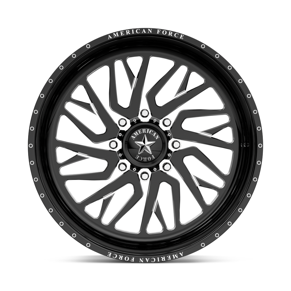American Force Wheels Afw Nova Ss Black Milled