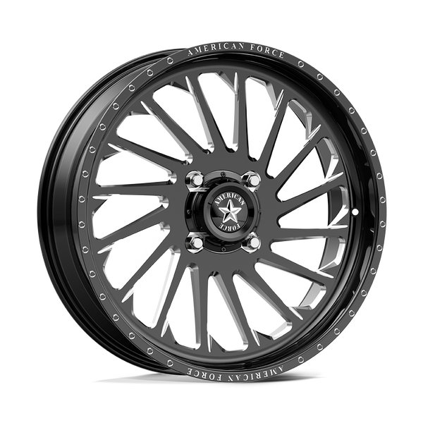 American Force Wheels Afw Shredder Ss Utv Gloss Black Machined