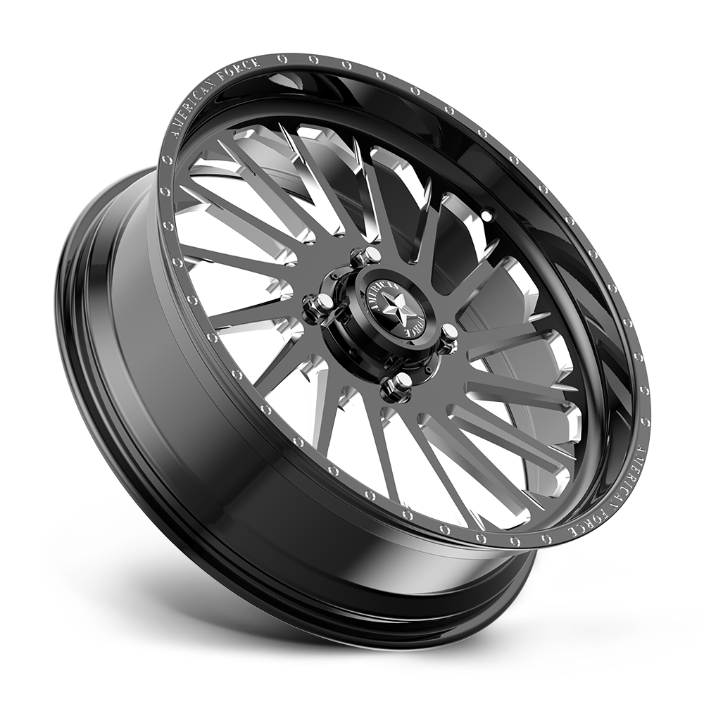 American Force Wheels Afw Shredder Ss Utv Gloss Black Machined