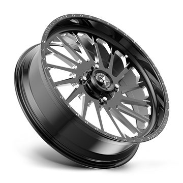 American Force Wheels Afw Shredder Ss Utv Gloss Black Machined