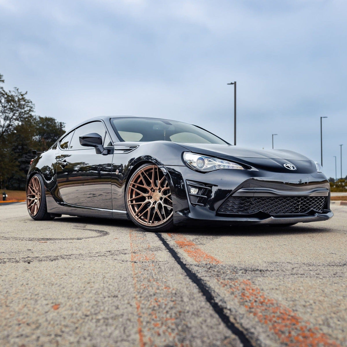F1R Wheels F103 Brushed Bronze