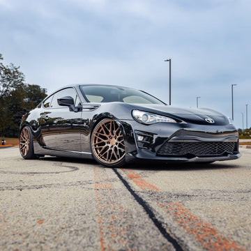 F1R Wheels F103 Brushed Bronze