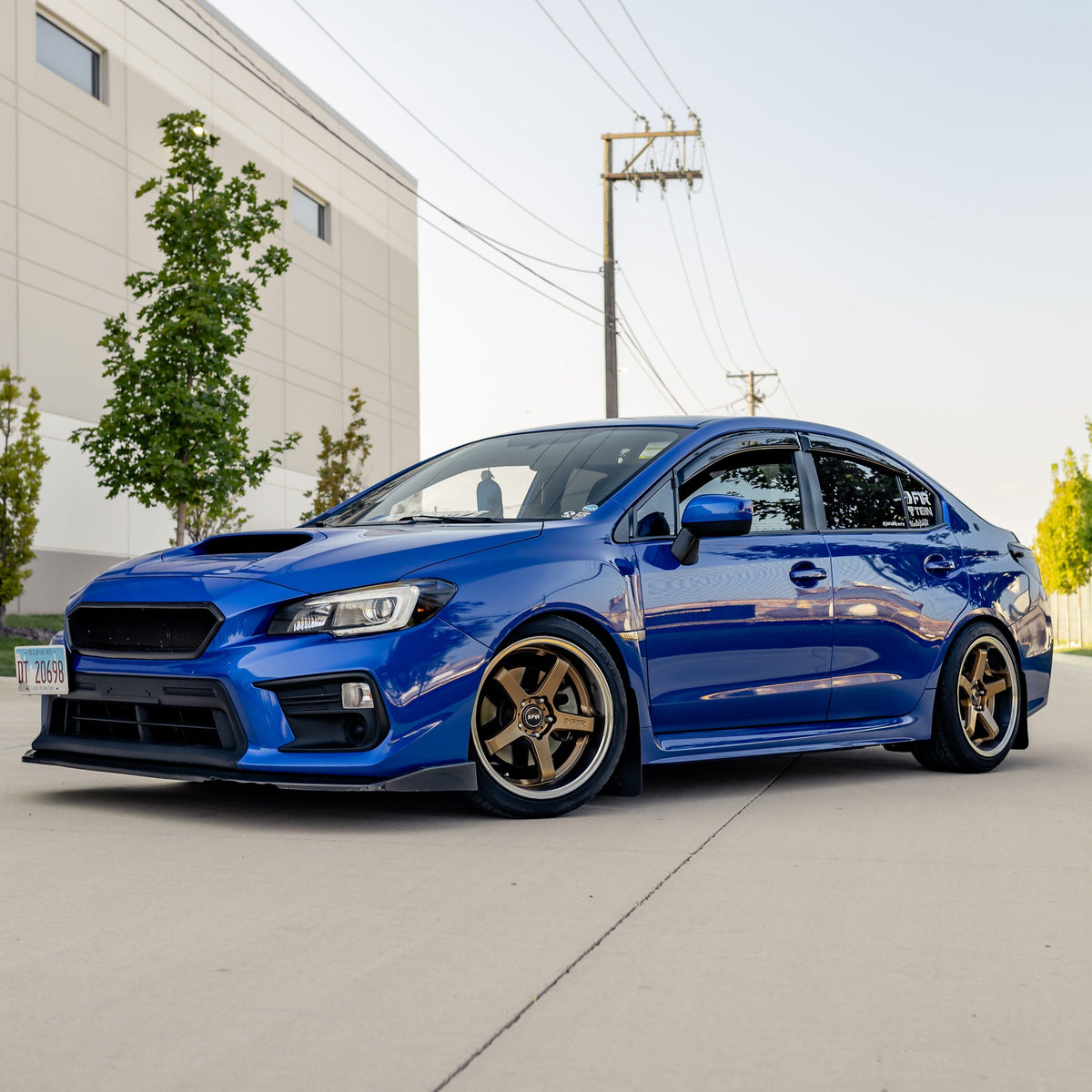 F1R Wheels FC5 Satin Bronze Polish Lip