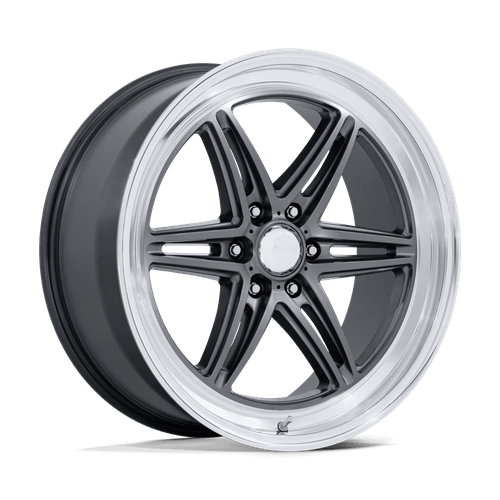 American Racing Wheels AR953 Groove 6 Drag Anthracite with Diamond Cut Lip