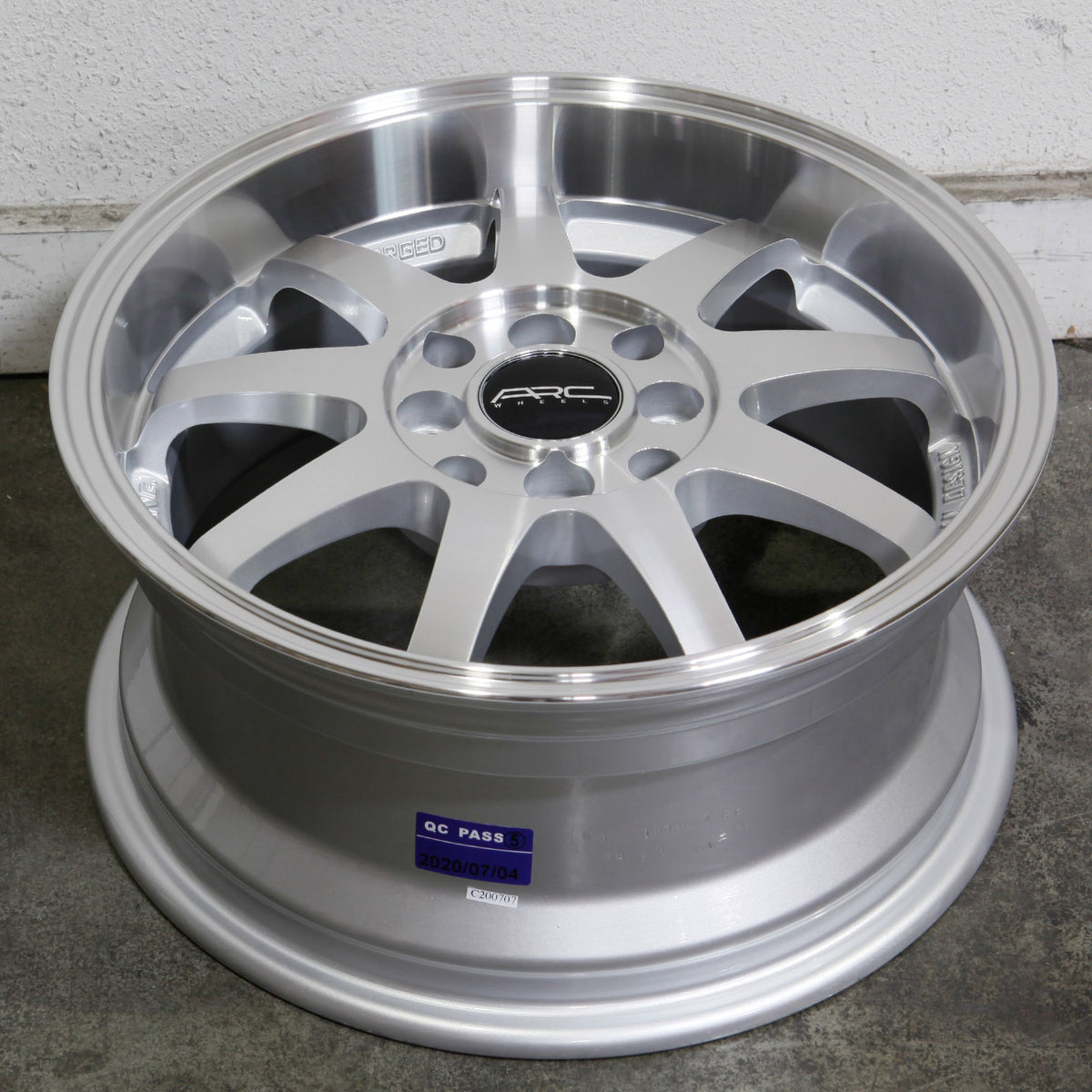 ARC Wheels AR4 Silver Machined