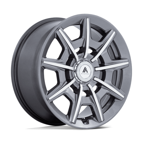 Asanti Wheels AB041 Esquire Gloss Anthracite Bright Machined