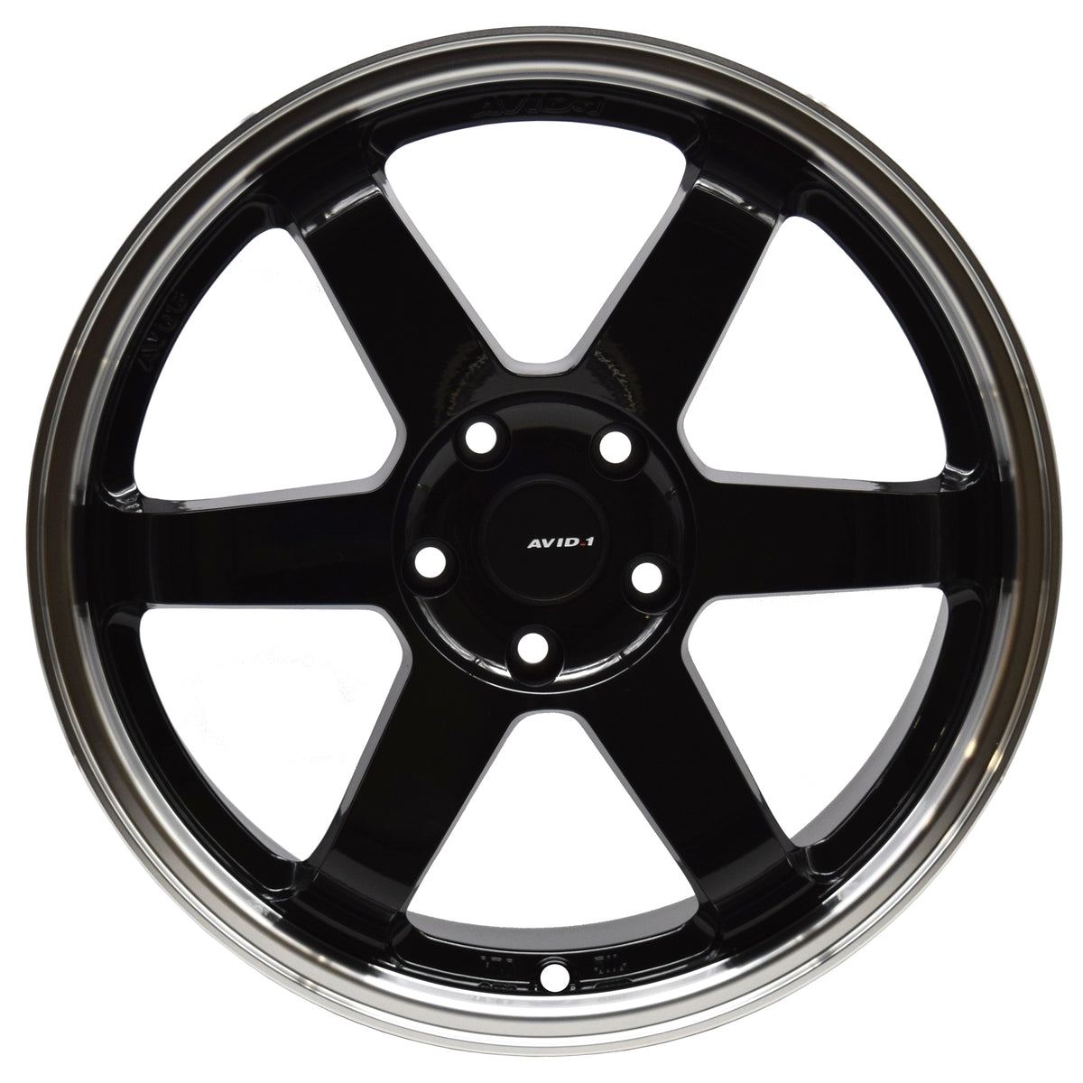 AVID1 Wheels AV06 Black Machined Lip