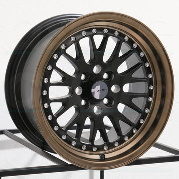 AVID1 Wheels AV12 Matte Black Bronze Lip