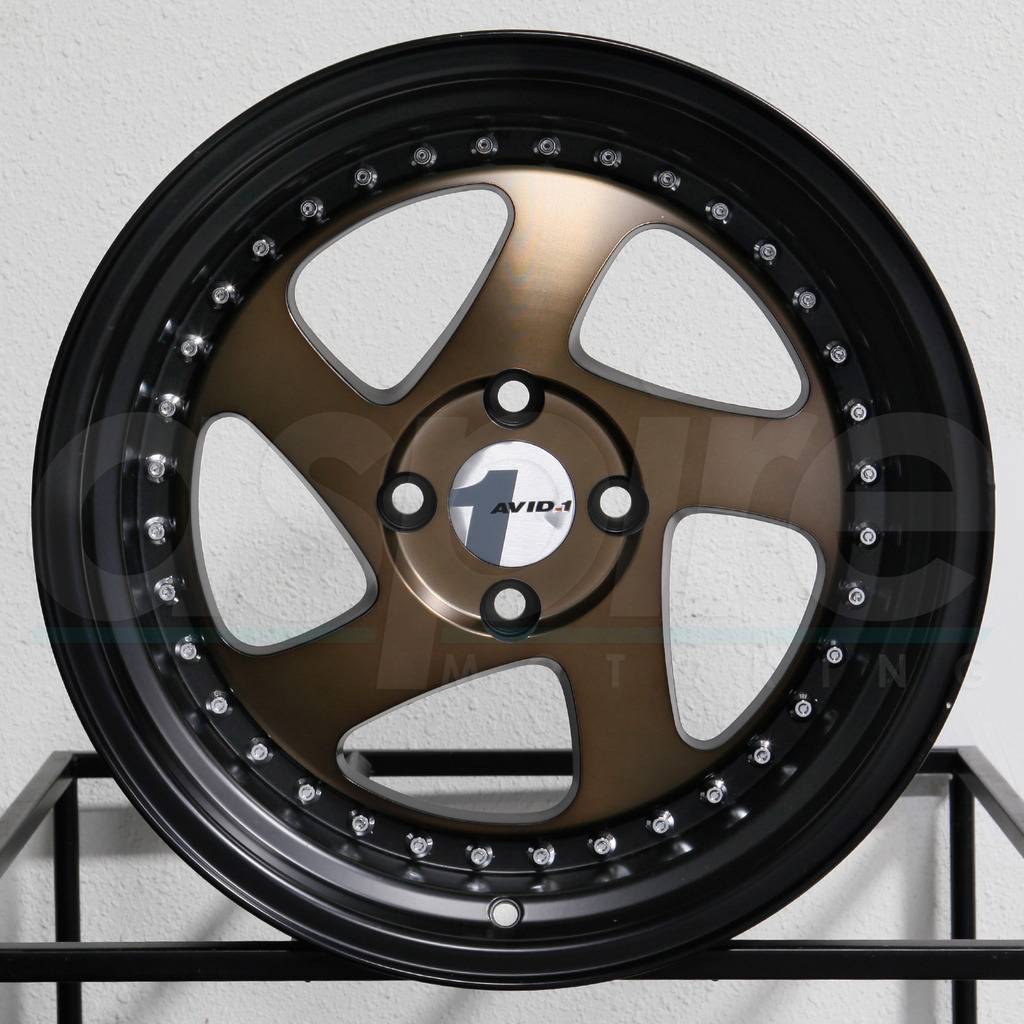 AVID1 Wheels AV19 Bronze Black Lip