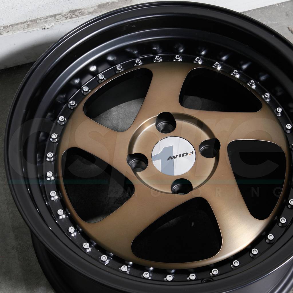 AVID1 Wheels AV19 Bronze Black Lip